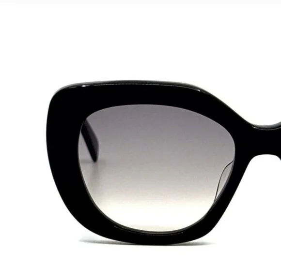 CELINE Triomphe Butterfly Round Sunglasses Acetate Ombre GRADIENT Black SUNNIES - Picture 9 of 16